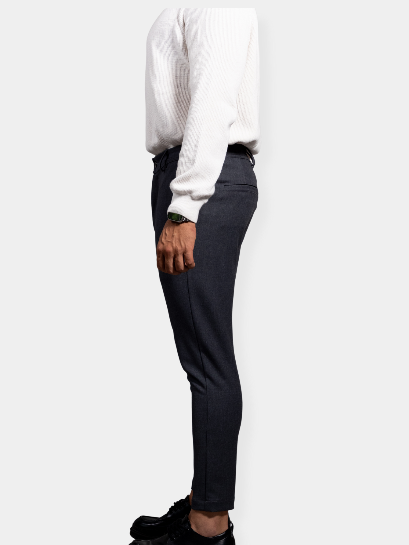 Calça Alfaiataria Fit Cinza