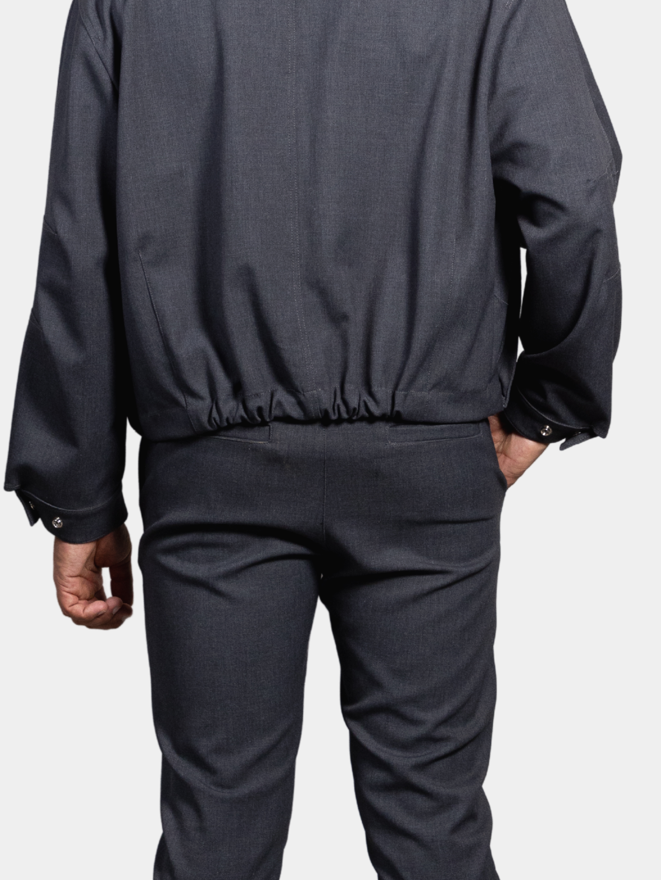Calça Alfaiataria Fit Cinza