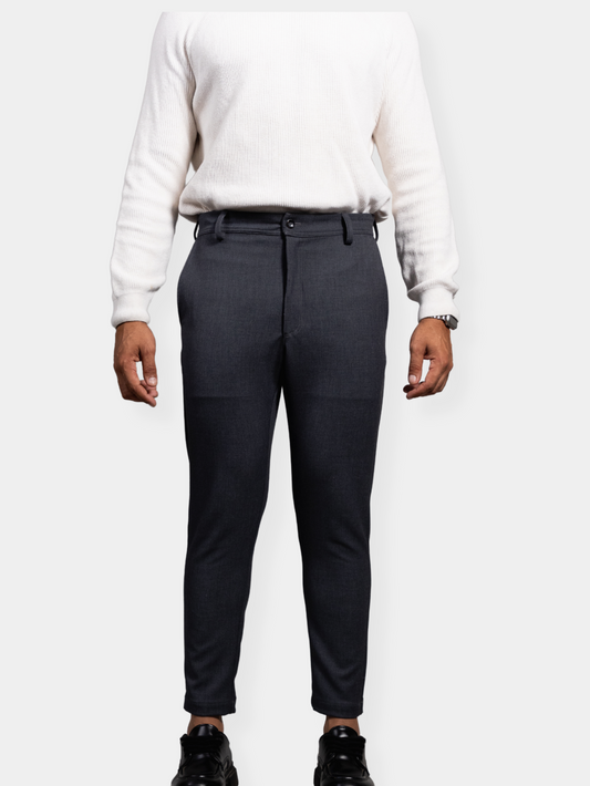 Calça Alfaiataria Fit Cinza